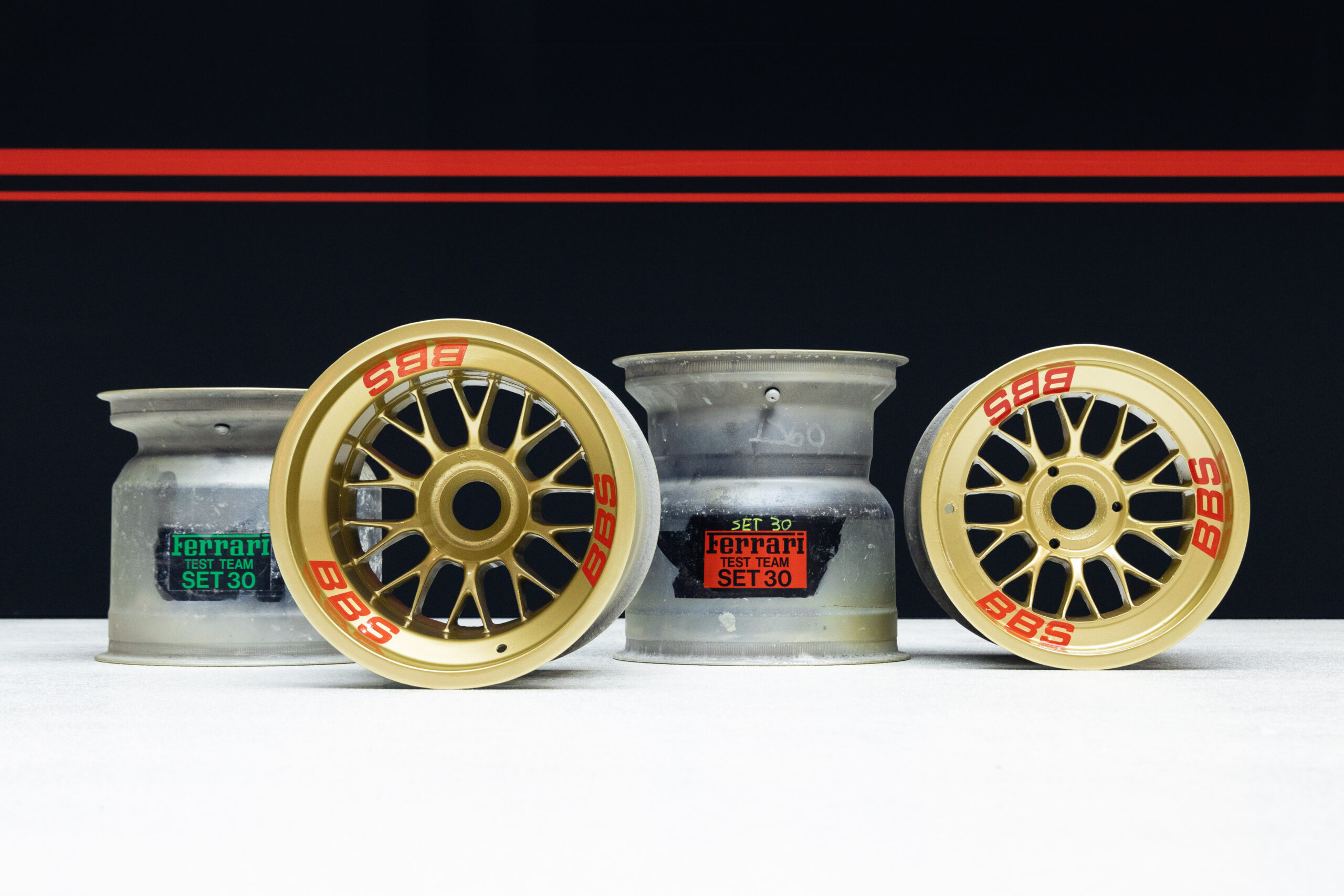 F1 set BBS rims Ferrari F310 and the F310B, Michael Schumacher